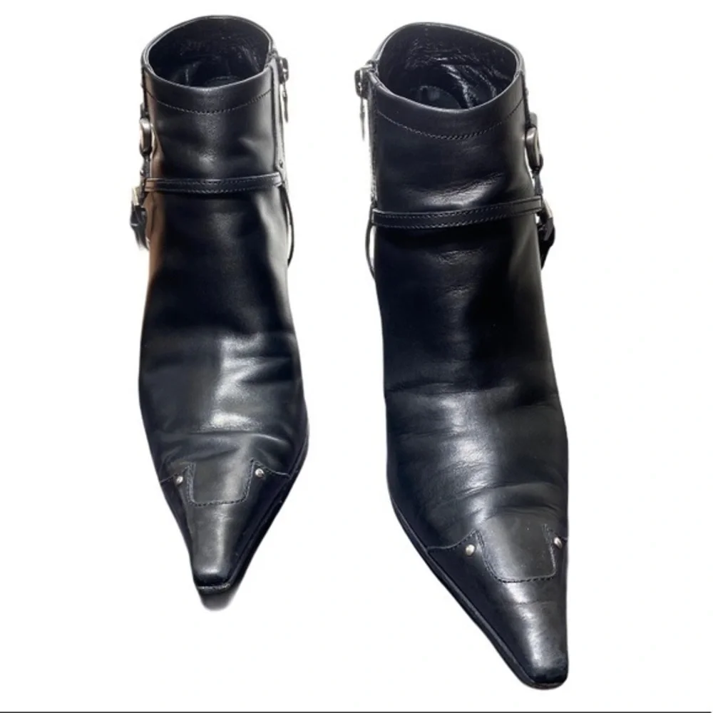Prada Black Western Ankle booties EUC size… - Picture 5 of 11